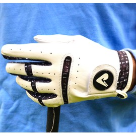ASTUR Golf Gloves 2 Pack Cabretta Leather Golf Glove Men Left Hand Unique Wrist Design Print (MyGolf Day, M)