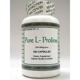 Pure L Proline 500 mg 100 Capsules