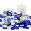 The Dreidel Company 6-Pack Dreidel Filled with Blue and Silver