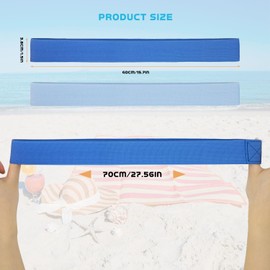 ALLY-MAGIC Beach Towel Bands, Beach Towel Holder Elastic Towel Chair Clips Rubber Chairs Towel Straps Beach Accessories for Beach Chair, Pool, Cruise Chairs Y4STMJSD