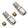 KRD PERFORMANCE Stainless Steel Straight Brake Clutch Fitting 3AN 3/8"