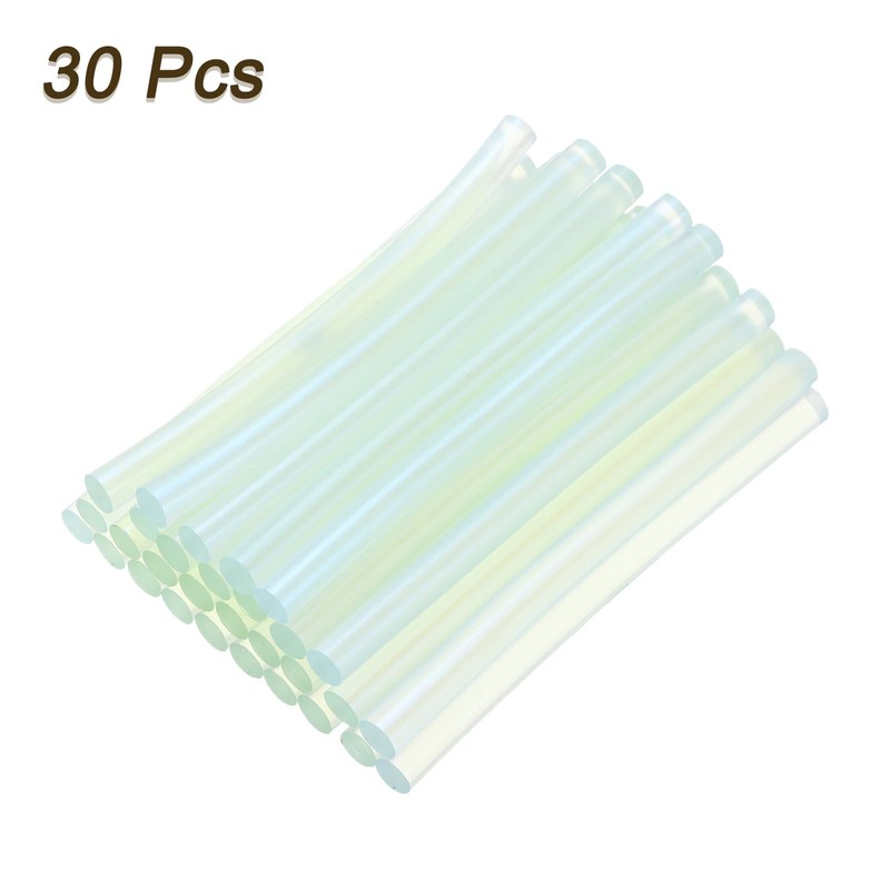 uxcell 30pcs Mini Hot Glue Sticks for Mini Glue Gun,