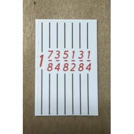 BBH ROH Labels for Wissota Skate Sharpener Diamond Dresser