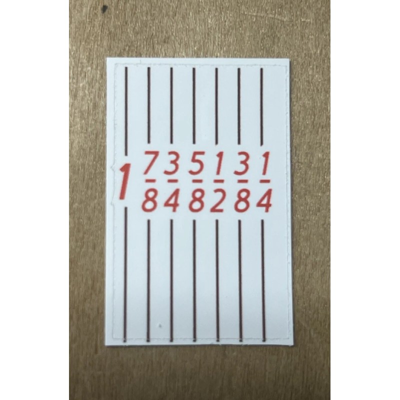 BBH ROH Labels for Wissota Skate Sharpener Diamond Dresser