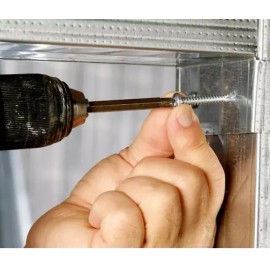 Everbilt #8 x 1 in.  Zinc Plated Self Drilling Sheet Metal Screws (100-Pack)