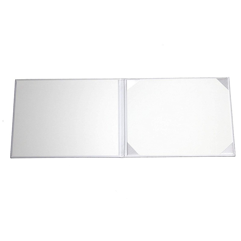 GraduationService Smooth Diploma Certificate Cover 8 1/2" x 11"(White)