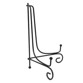 YDuupxe Iron Display Stand, Easel Display Stand, Photo Frame Plate Display Photo Holder Stand, Displays Picture Frames, Iron Decorative Book Plates, Tablets and Art, 4 - 12 Inch, Black