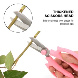 4PCS Garden Pruning Shears Scissors Kit, Rose Thorn Remover, Tree Pruner Hand Tools, Cordless Trimmer & Floral Gloves for Gardening Flower Arrangement