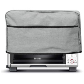 Crutello 4 Slice Toaster Oven Cover with Storage Pockets Dust Covers for Kitchen Appliances
