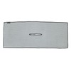 Center Cut Microfiber Golf Towel 16"x40" - Gray with Black