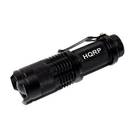 HQRP Powerful 365nm 3 Watt LED Flashlight Blacklight for Rocks Stones Illumination, Detection of Uranium Glass Vaseline Glass depression glass, Gems and Mineral Hunting
