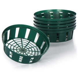 COM-FOUR® 6x Planting Baskets for Bulbs, Planting Bowl for Growing and Storing Bulbous Plants, Small Green Onion Basket (06x planting bowl - 22cm)