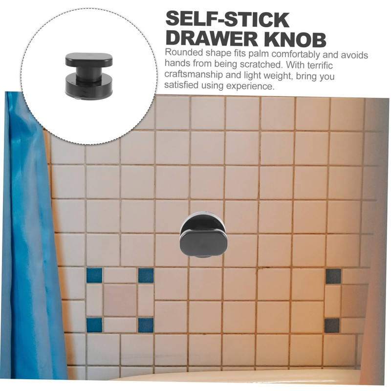 SHINEOFI Self Stick Suction Cup Handle Bar for Bathroom Shower