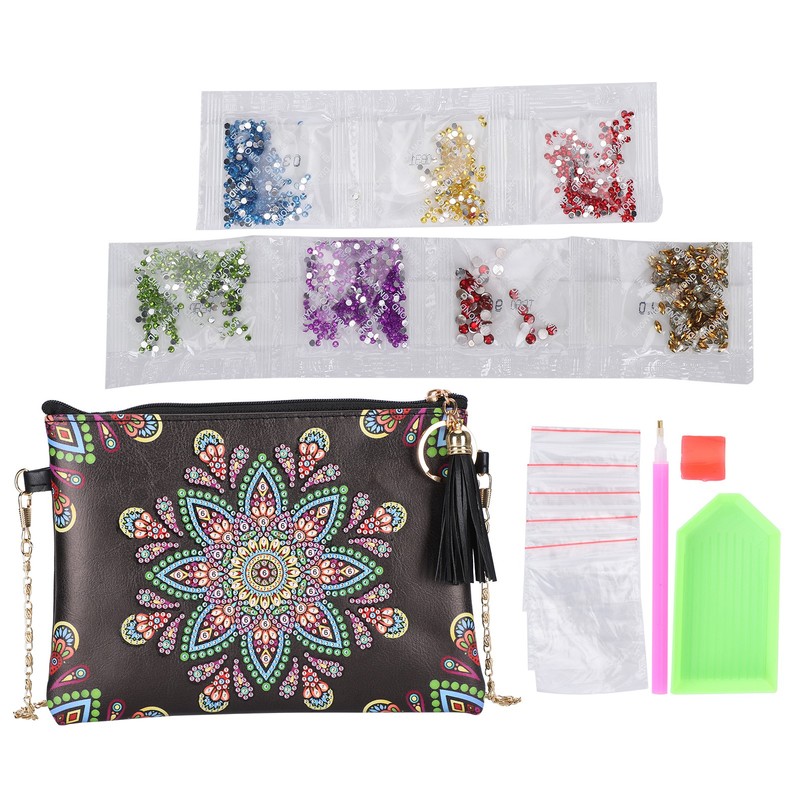 DIY Diamond Painting Purse 5D Women's Coin Wallet Cosmetic Storage