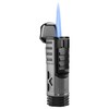 XIKAR Tactical Single-Jet Lighter, Gunmetal and Black - Powerful Flame,