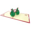 scicent Funny Christmas Cards Pop-Up Card Christmas Tree 3D Christmas