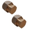 10mm Brass Compression Stop End – Pack of 2 |