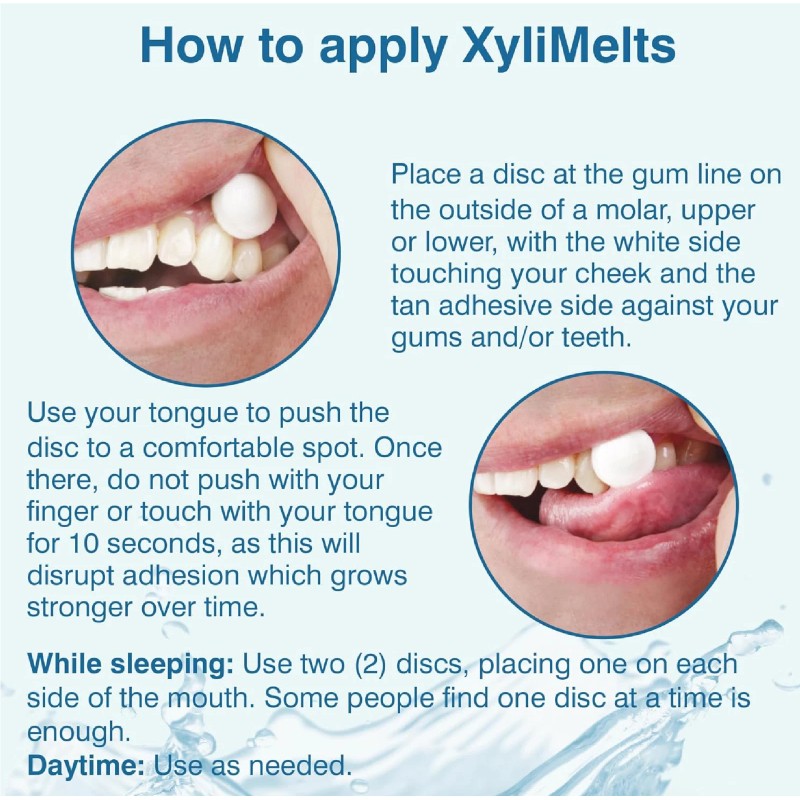 Oracoat XyliMelts for Dry Mouth Night Time or Day -
