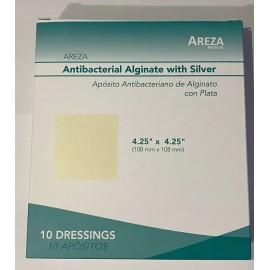 Areza Gasa hidrófila Areza Alginato de calcio con plata de 10cm x 10cm