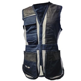 NICA Design 6 2.0 Shooting Vest-LEFT hand-Navy (US, Alpha, Small, Regular, Regular, Navy)