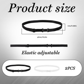 2 Pcs Crop Tuck Band, Croptuck Adjustable Band Crop Tuck Jumper Tuck Band Elastic Waist Band for Tucking Jumpers Tools to Transform The Way You Style Your Topwear (Style 1)