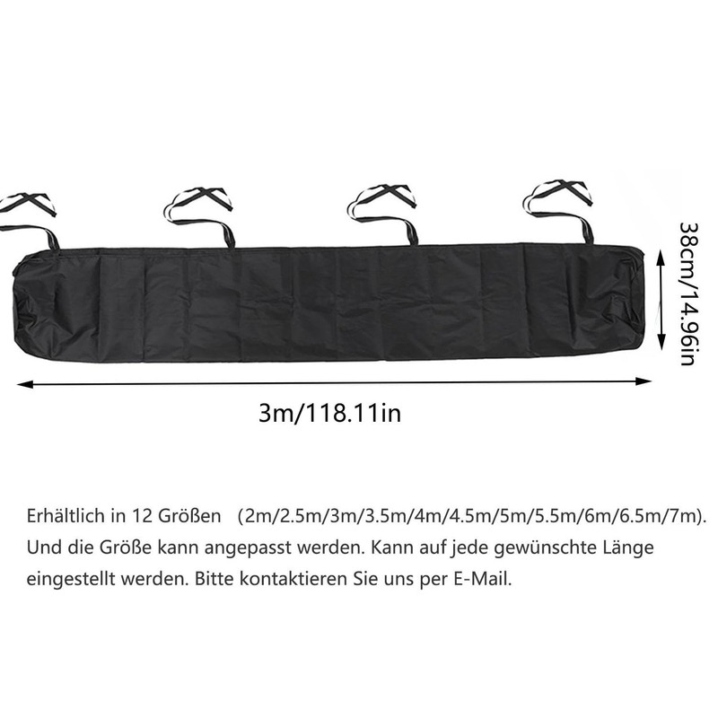 JDMA 300 cm Awning Protective Cover for Awnings, Waterproof Awning