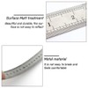 Stainless Steel Ruler, Metal Rule Precision Rule Kit Straight Edge