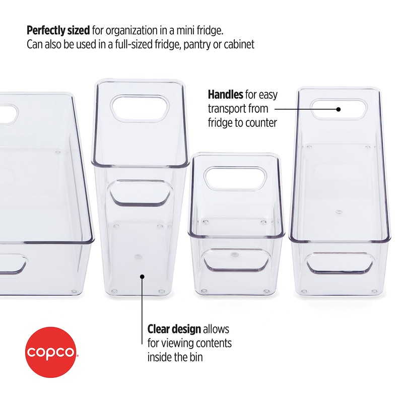 Copco Mini Storage Set, Set of 4, Clear