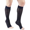 Truform Sheer Compression Stockings, 15-20 Mmhg, Women's Knee High Length,
