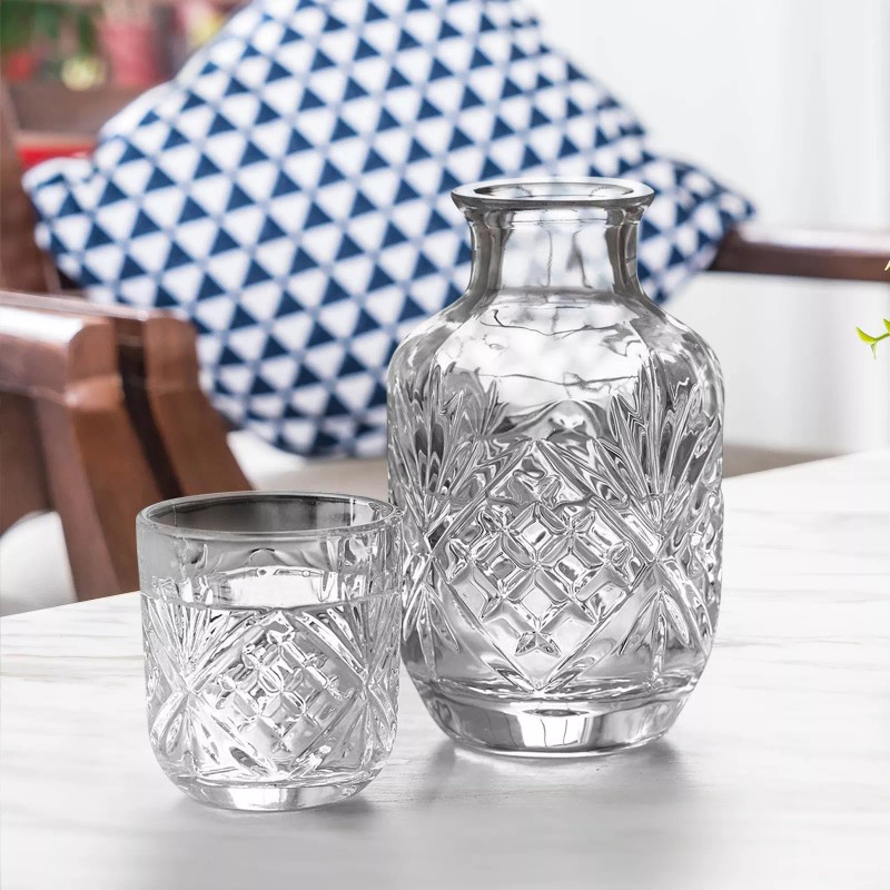 Maypes Water Pitcher – Luxurious Water Bedside Carafe with Drinking