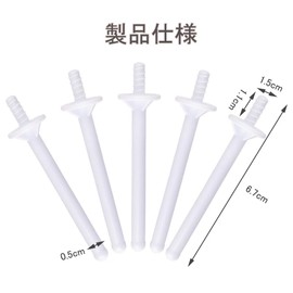 YFFSFDC Nose Hair Wax Stick Nose Hair Wax Hair Removal Stick Nose Hair Wax Removal Disposable Hair Removal Rod Nose Hair Removal Tool Nose Hair Care Sneak for Men Women Home Self, White, 100pcs