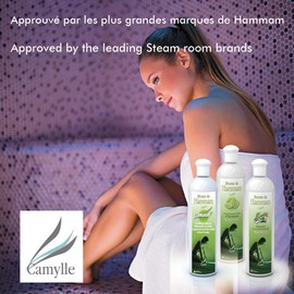 Camylle - Steam Bath Fragrance Rosemary - Fragrances Made from Essential Oils for Steam Rooms, Steam Baths, or Steam Showers - Bracing with Warm Burning Aromas - 1000ml