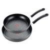 T-fal Ultimate Hard Anodized Nonstick Fry Pan Set 2 Piece,