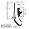 Fire Starter Survival Kit, Larger Ferro Rod with Striker Lanyard