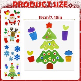 4Pcs Christmas Thick Gel Clings, Xmas Clings Window Stickers Winter Gifts, Jelly Window Stickers for Children, Cute Pumpkins Witch Bats Window Clings Christmas Window Decors Supplies for Kids