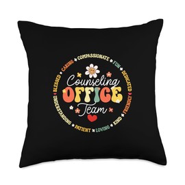 Counseling Office Team Appreciation Week Back to School Throw Pillow
