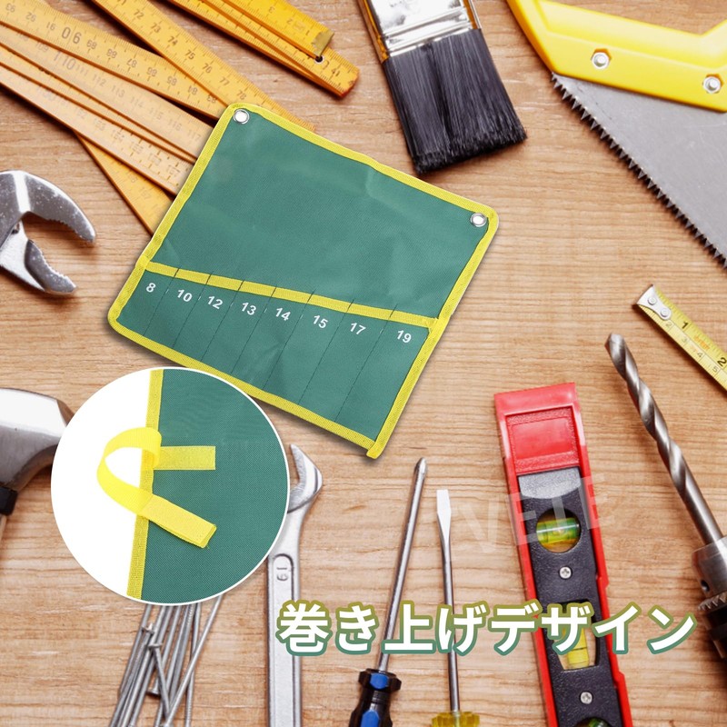 Wrench Storage Bag, Canvas Spanner Wrench Tool Storage Bag, Wrench