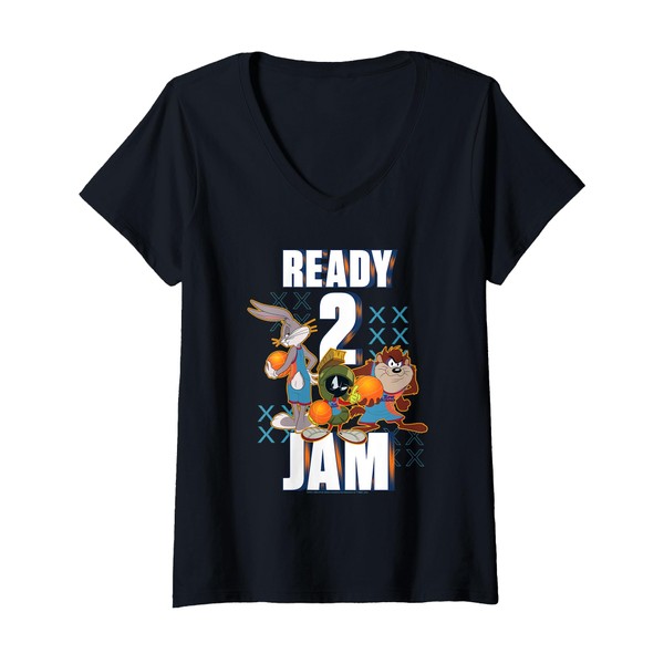 Womens Space Jam: A New Legacy Ready 2 Jam V-Neck