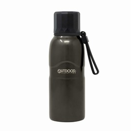 Outdoor Products 314-476 Stainless Steel Sports Bottle, 16.9 fl oz (500 ml), Black