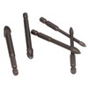 5Pcs Cross Hex Drill Bit Carbide Glass Drills Bits Concrete