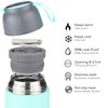 Milu® Thermal Food Container, 450/650 ml, Stainless Steel, Warmth Preservation,