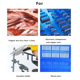 Diagonal Pliers, Electrical Wire Side Cutting Pliers Precision Flush Cutters, Stainless Steel Small Cable Snips for Electronic Industry Repair, Jewelry DIY Processing