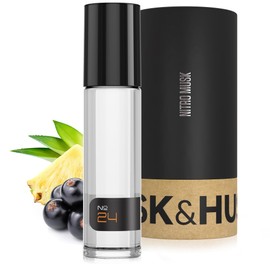 Musk & Hustle Creed Aventus for Men Premium Impression | No. 24 | Superior Ingredients & Note Formula | Men's Cologne Oil | Masterfully Blended in U.S.A