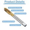 sourcing map Spiral Point Plug Threading Tap 3/8-24 UNF Thread,