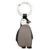 Ollie Penguin Leather Keyring