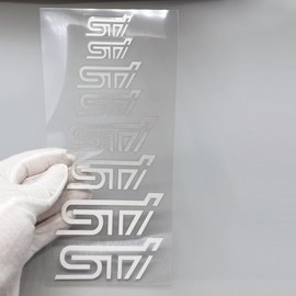STI Subaru Brake Caliper Sticker Cool Heat Resistant Reflective Waterproof (Ginyaku)