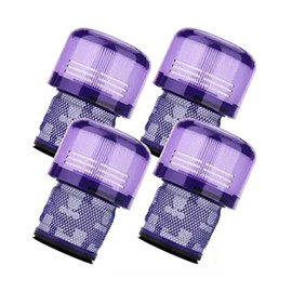 4-Pack Vacuum Filters Replacement Compatible with Dyson V11 Torque Drive V11 Animal V15 Detect Cordless Vacuum, Compare to Part 970013-02