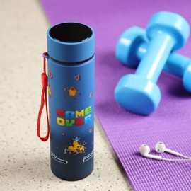 Puckator Game Over Stainless Steel Insulated Bottle with Digital Thermometer