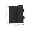 WHAMVOX Doorstop Barn Door Stopper Wall Protector Sturdy Zinc Alloy