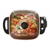 Elite Gourmet EG3033 12"x12"x2.35” Healthy Ceramic with Titanium Coated Scratch